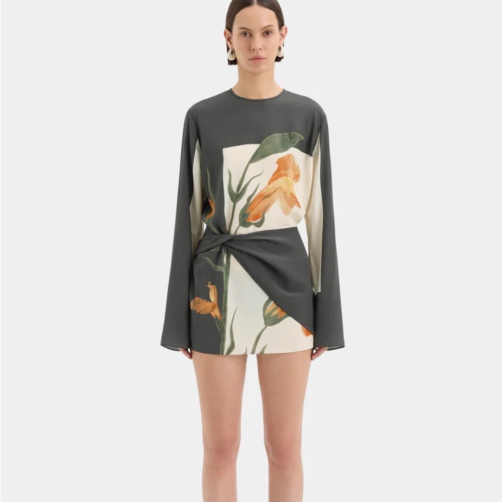 SIR the label Floral Long Sleeve Dress